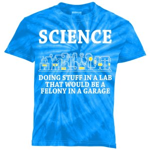 Funny Science Definition Kids Tie-Dye T-Shirt