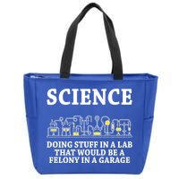 Funny Science Definition Zip Tote Bag