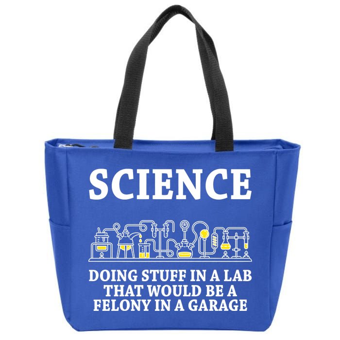 Funny Science Definition Zip Tote Bag