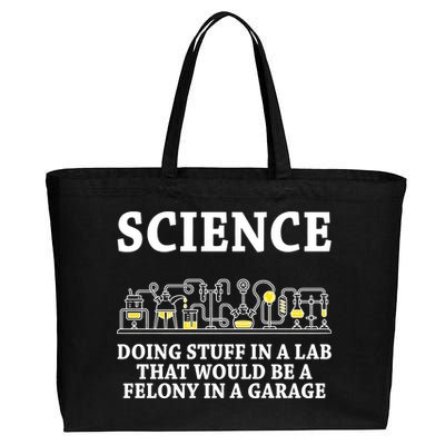 Funny Science Definition Cotton Canvas Jumbo Tote