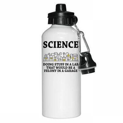 Funny Science Definition Aluminum Water Bottle