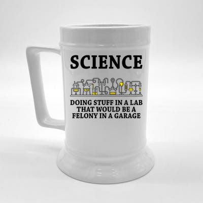 Funny Science Definition Beer Stein