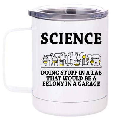 Funny Science Definition 12 oz Stainless Steel Tumbler Cup