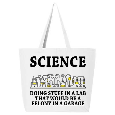 Funny Science Definition 25L Jumbo Tote