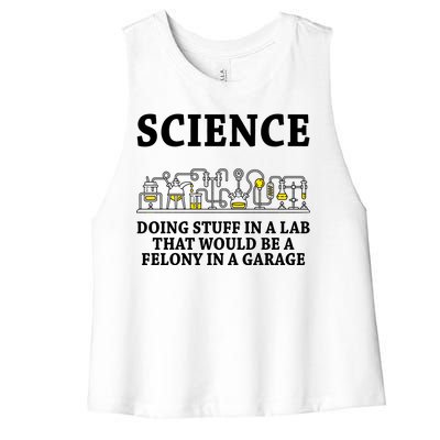 Funny Science Definition Women's Racerback Cropped Tank