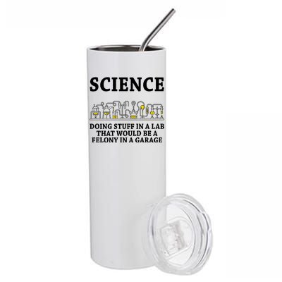 Funny Science Definition Stainless Steel Tumbler