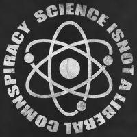Funny Science Liberal Conspiracy 7 Panel Mesh Trucker Snapback Hat