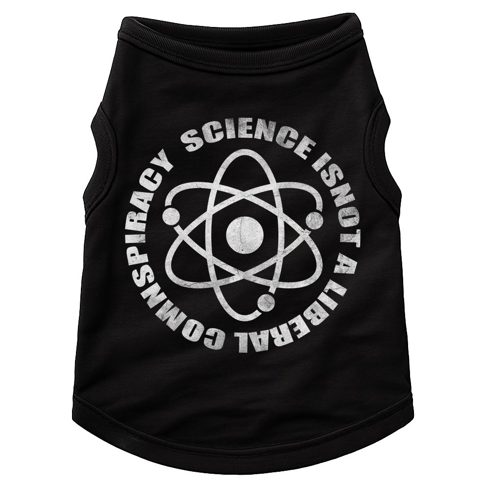 Funny Science Liberal Conspiracy Doggie Tank