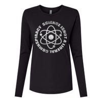 Funny Science Liberal Conspiracy Womens Cotton Relaxed Long Sleeve T-Shirt