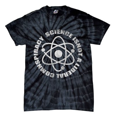 Funny Science Liberal Conspiracy Tie-Dye T-Shirt