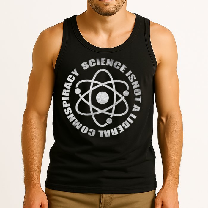 Funny Science Liberal Conspiracy Tank Top