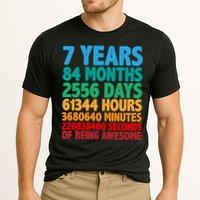 Funny Seven Years Old 7th Birthday Cooling Performance Crew T-Shirt