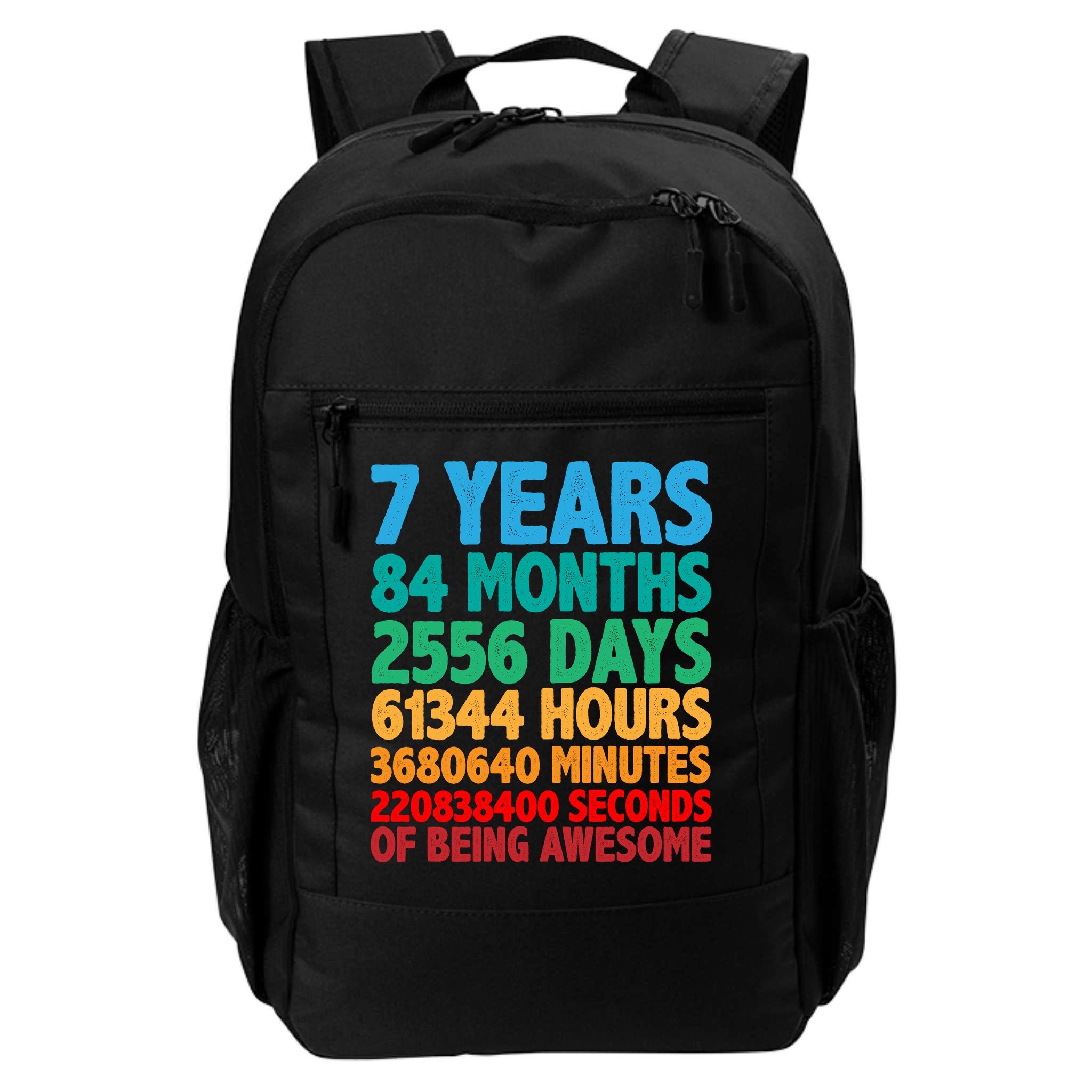 Funny Seven Years Old 7th Birthday Backpack