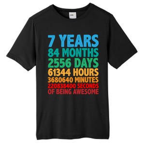 Funny Seven Years Old 7th Birthday Tall Fusion ChromaSoft Performance T-Shirt