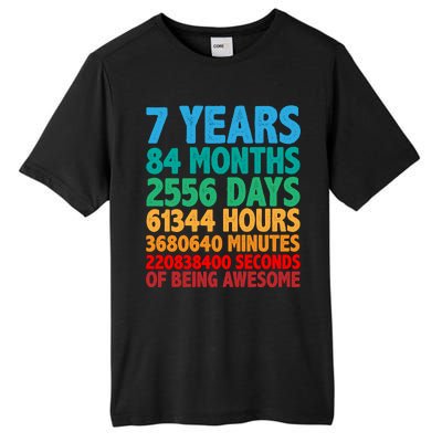 Funny Seven Years Old 7th Birthday Tall Fusion ChromaSoft Performance T-Shirt