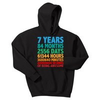 Funny Seven Years Old 7th Birthday Kids Hoodie