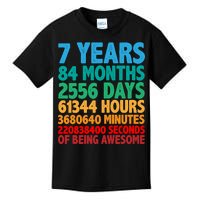 Funny Seven Years Old 7th Birthday Kids T-Shirt