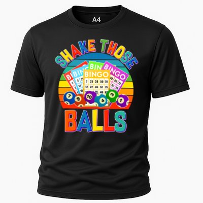 Funny Shake Those Balls Bingo Performance Shirt
