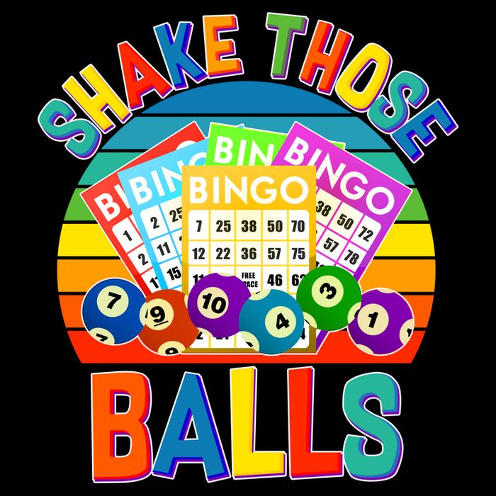 Funny Shake Those Balls Bingo Cooling Performance Crew T-Shirt