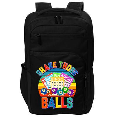 Funny Shake Those Balls Bingo Impact Tech Backpack