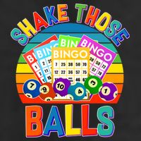 Funny Shake Those Balls Bingo Adult Drive Performance Visor