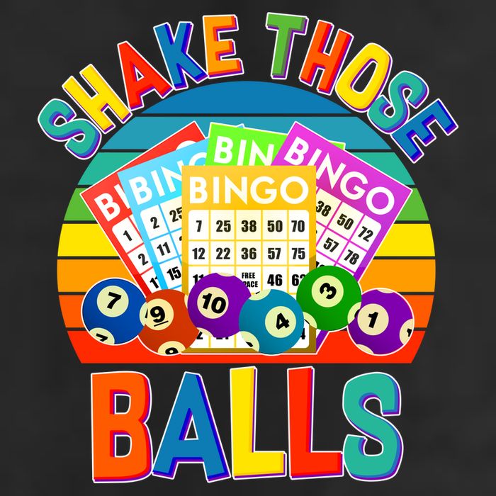 Funny Shake Those Balls Bingo Adult Drive Performance Visor