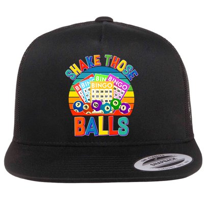 Funny Shake Those Balls Bingo Flatbill Hat