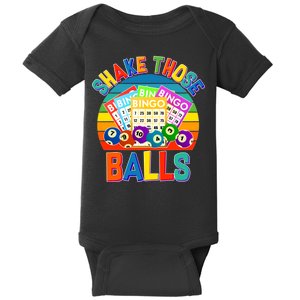 Funny Shake Those Balls Bingo Baby Bodysuit