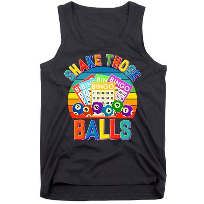 Funny Shake Those Balls Bingo Tank Top