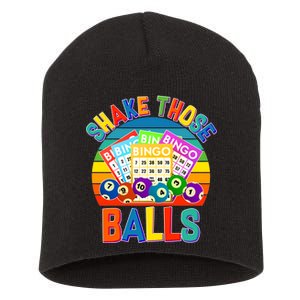 Funny Shake Those Balls Bingo Short Acrylic Beanie