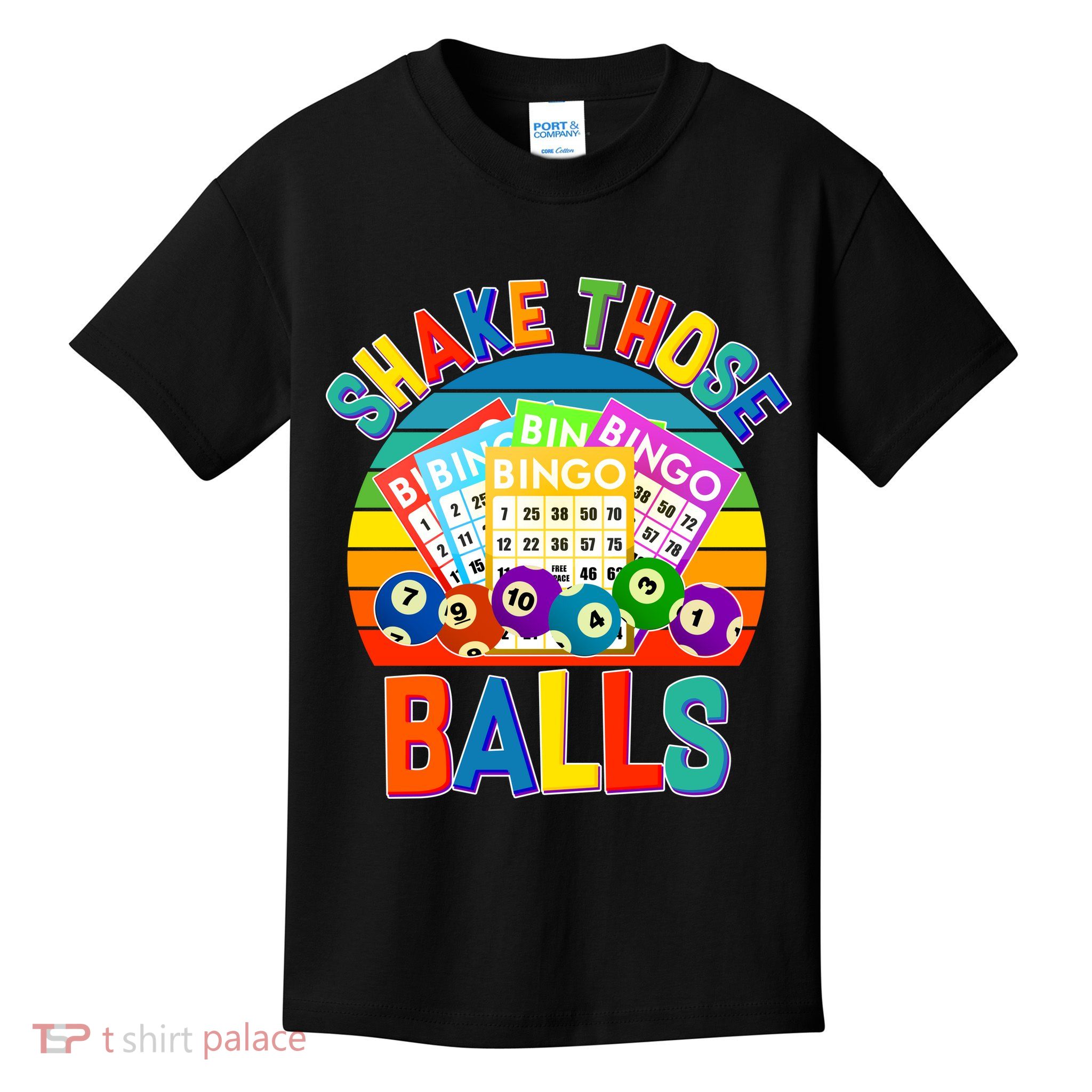 Funny Shake Those Balls Bingo Kids T-Shirt
