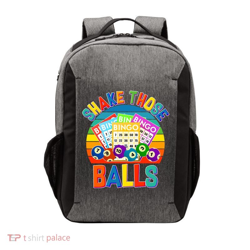 Funny Shake Those Balls Bingo Vector Backpack