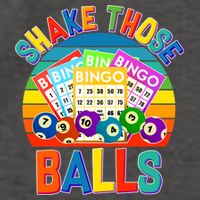 Funny Shake Those Balls Bingo Vector Backpack