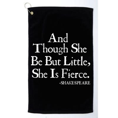 Funny Shakespeare Fierce Quote Golf Towel