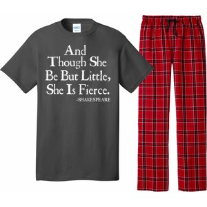 Funny Shakespeare Fierce Quote Pajama Set