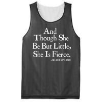 Funny Shakespeare Fierce Quote Mesh Reversible Basketball Jersey Tank