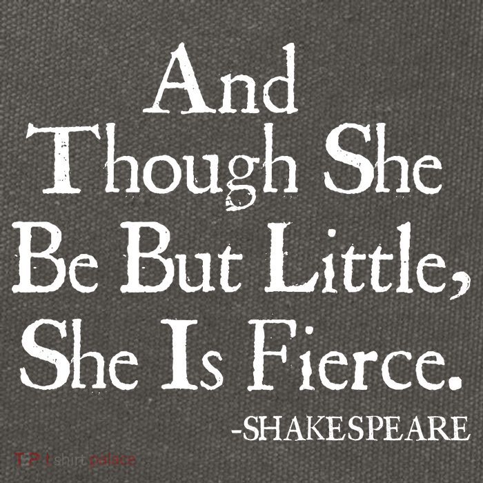 Funny Shakespeare Fierce Quote Cotton Canvas Backpack