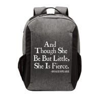 Funny Shakespeare Fierce Quote Vector Backpack