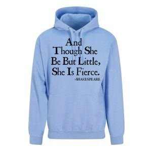 Funny Shakespeare Fierce Quote Unisex Surf Hoodie