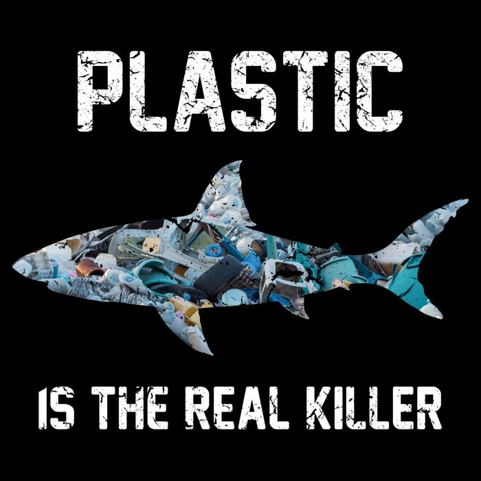 Funny Shark Plastic Is The Real Killer Backpack