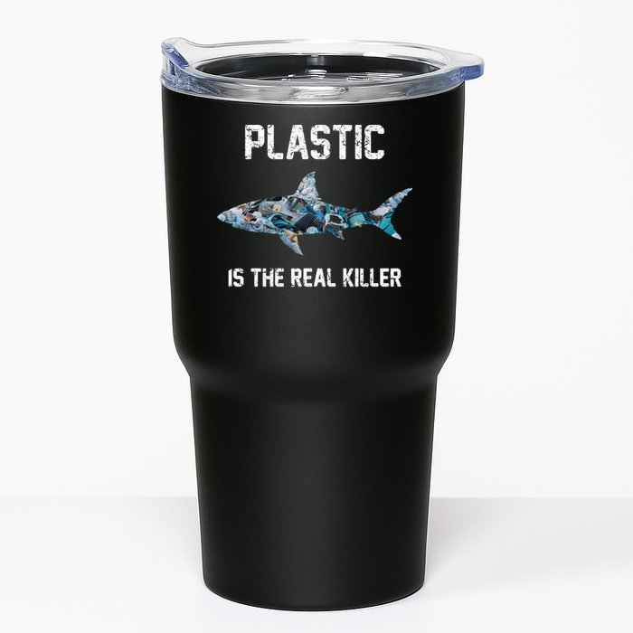 Funny Shark Plastic Is The Real Killer Tumbler