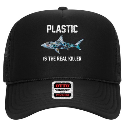 Funny Shark Plastic Is The Real Killer Trucker Hat