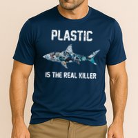 Funny Shark Plastic Is The Real Killer Performance Shirt