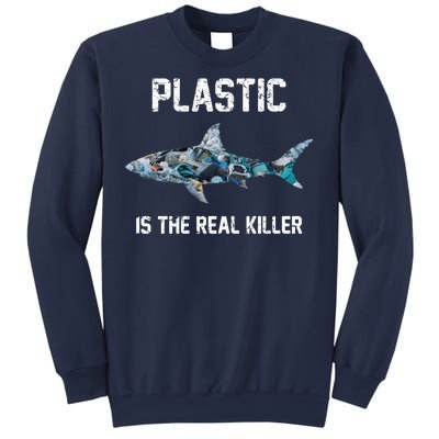 Funny Shark Plastic Is The Real Killer Sweatshirt