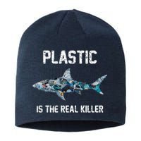 Funny Shark Plastic Is The Real Killer Sustainable Beanie