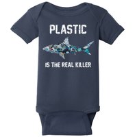Funny Shark Plastic Is The Real Killer Baby Bodysuit