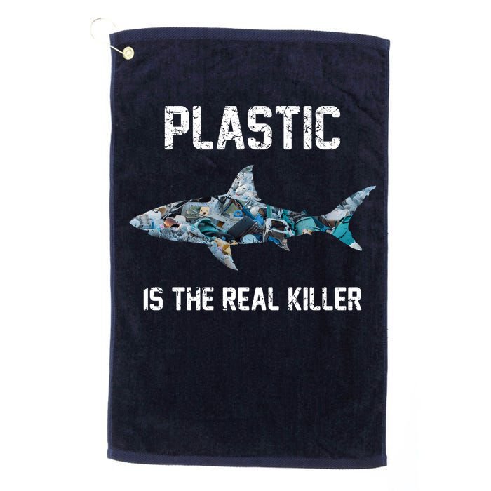 Funny Shark Plastic Is The Real Killer Golf Towel