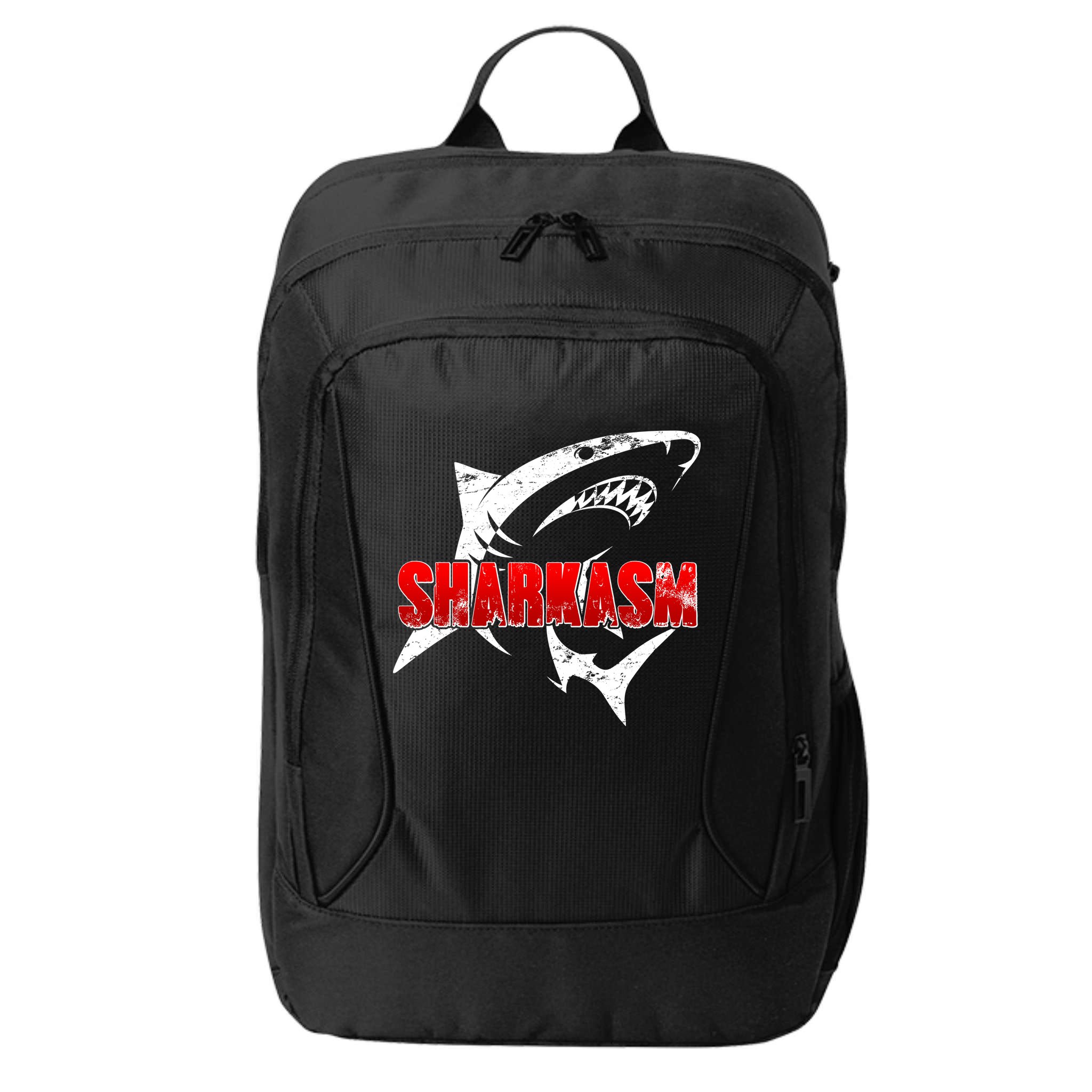 Funny Sharkasm Shark Fan City Backpack
