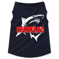 Funny Sharkasm Shark Fan Doggie Tank