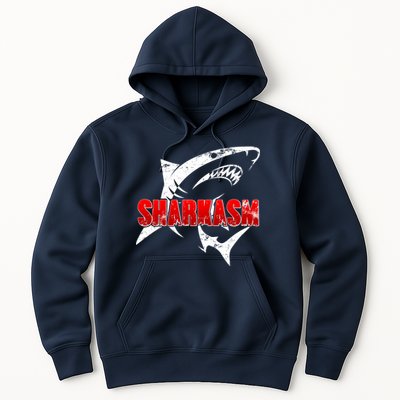 Funny Sharkasm Shark Fan Hoodie